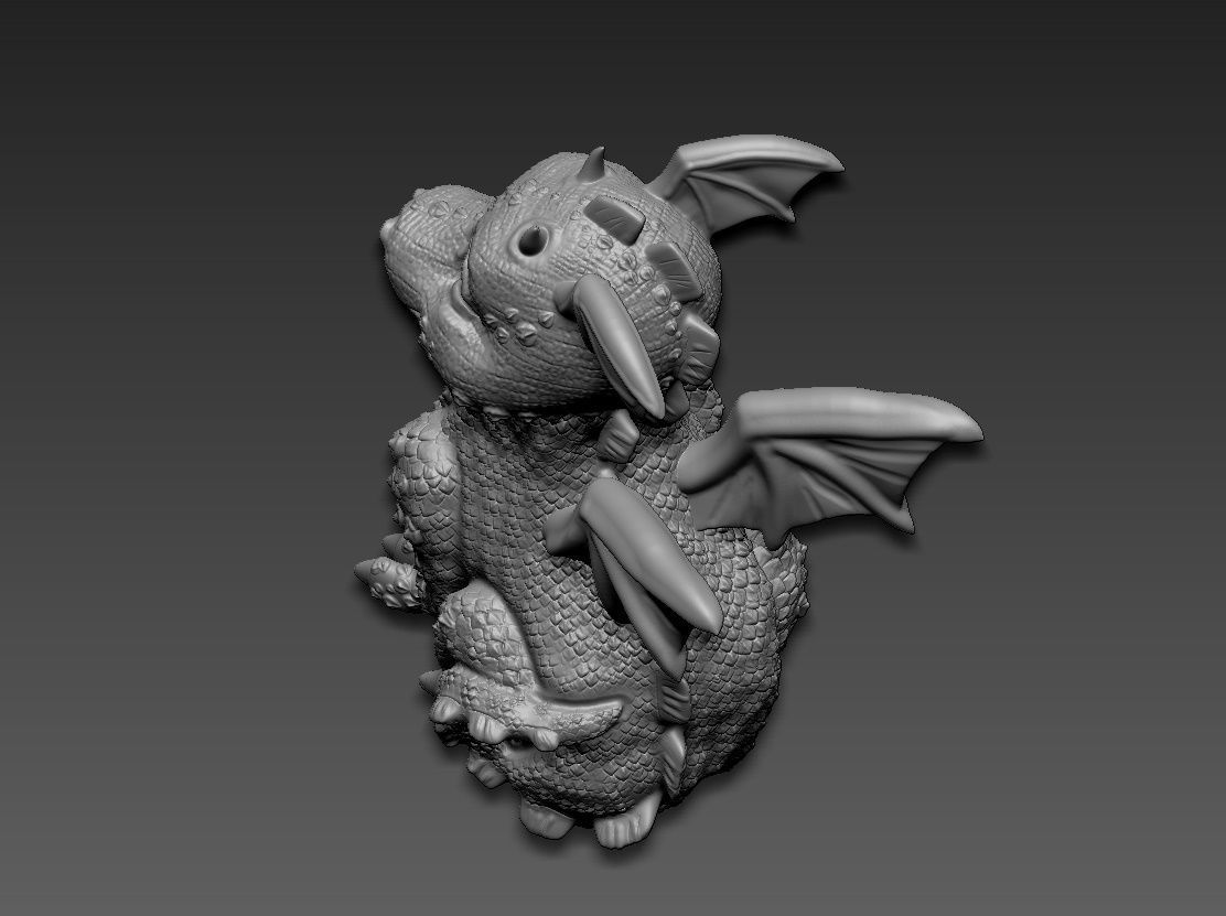 Dragon 3D print model_35