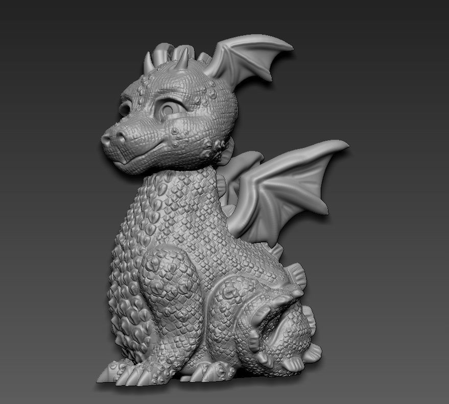 Dragon 3D print model_1