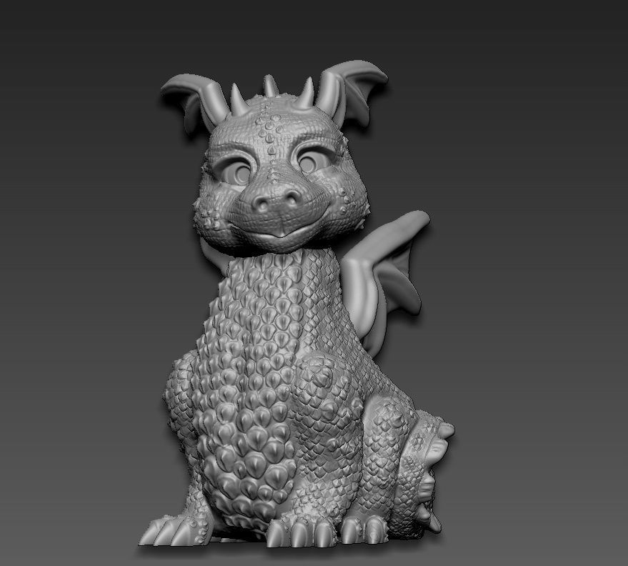 Dragon 3D print model_12