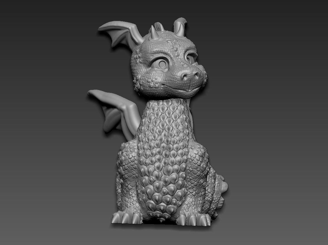 Dragon 3D print model_31