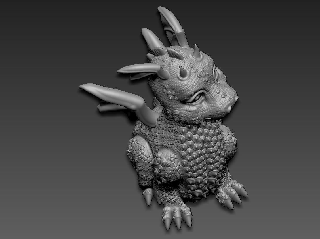 Dragon 3D print model_33