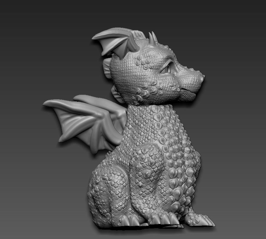 Dragon 3D print model_9
