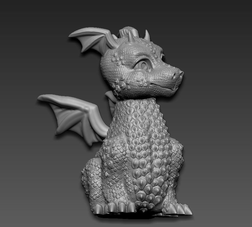 Dragon 3D print model_10