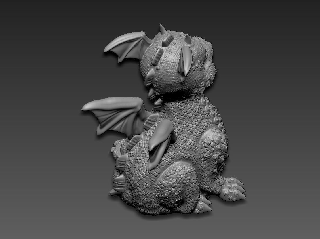 Dragon 3D print model_36