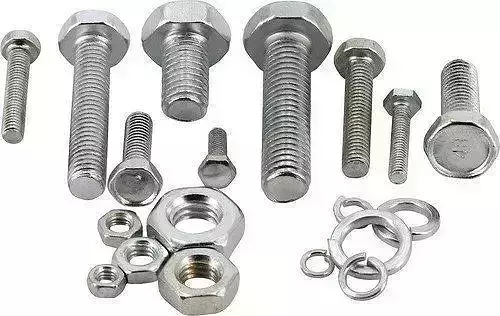 Screw Nut Washer Screws Nuts Washers M12 M16 M20 M24 3D model