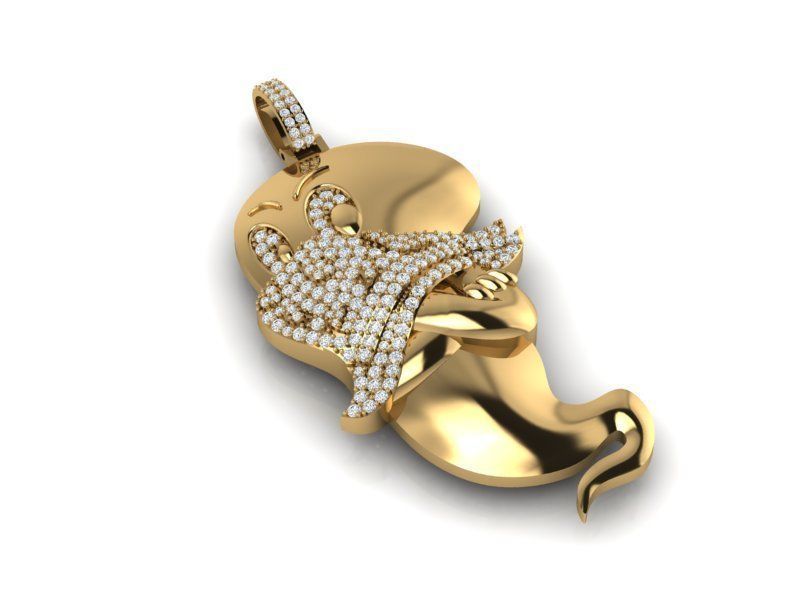 casper pendant 3D print model_2