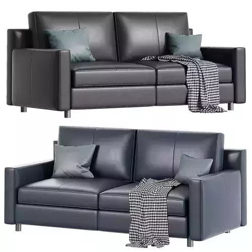 Sofa Bed Leather SC 254