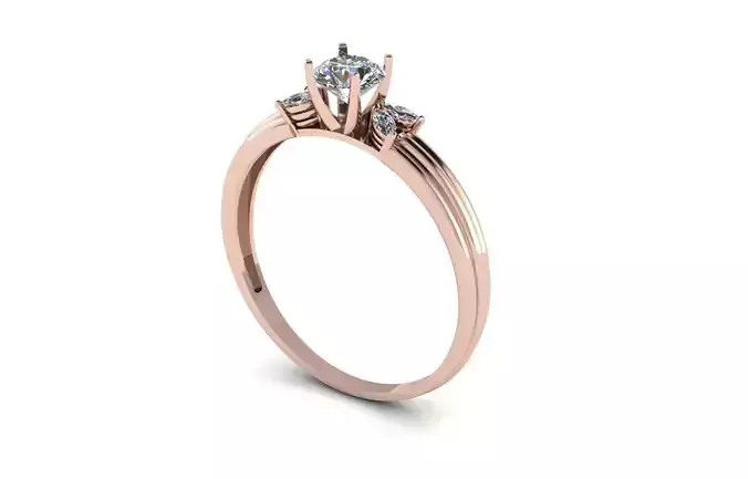 Solitaire ring