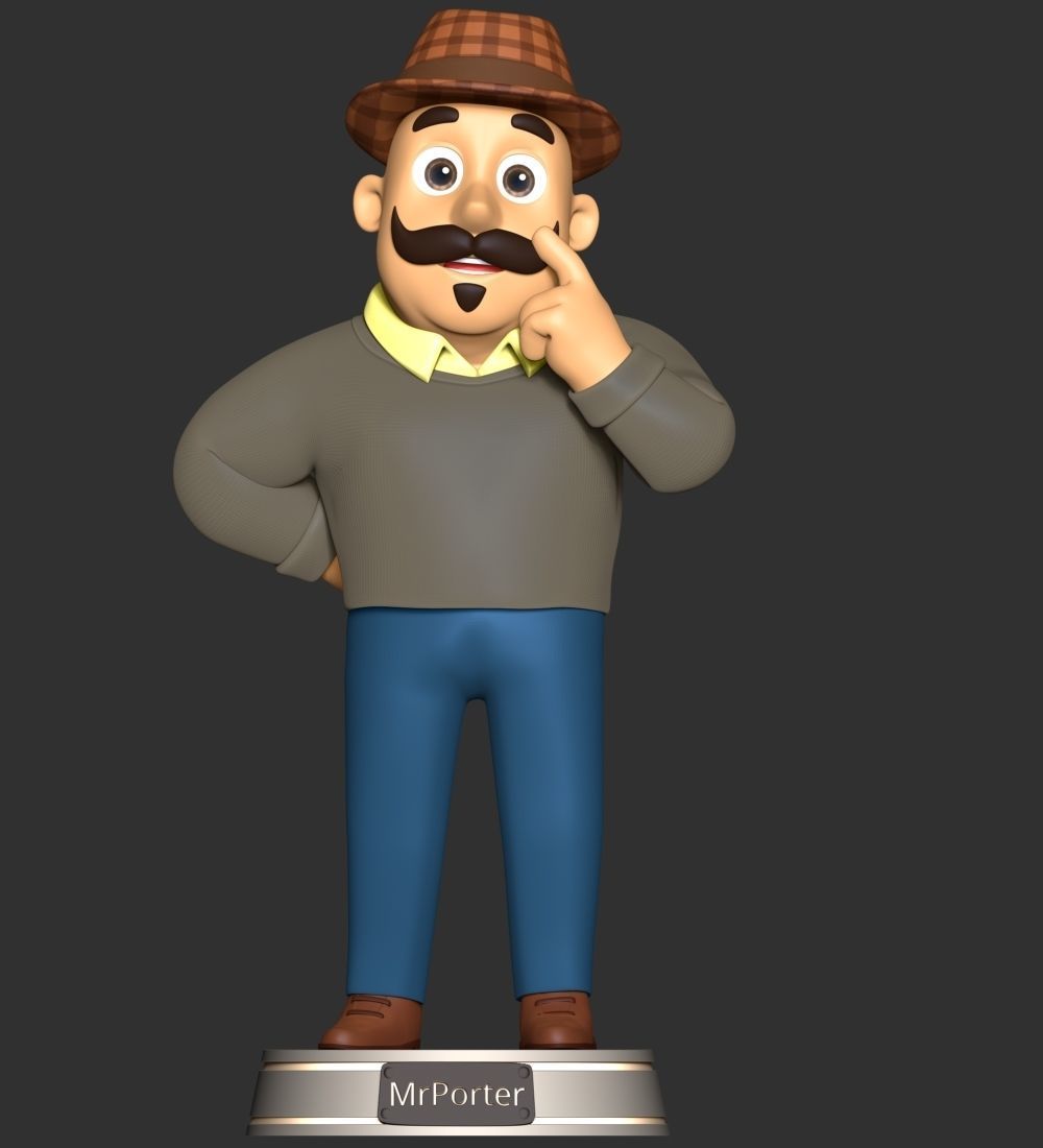 Mr Porter - Paw Patrol 3D print model_1