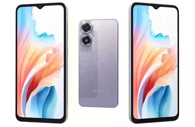 Oppo A2X Purple 3D model