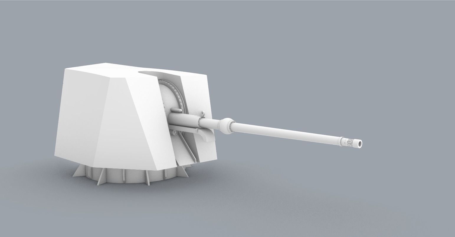 Naval Artillery and Torpedo Systems PM - 4 Weapon Models 3D print model_19