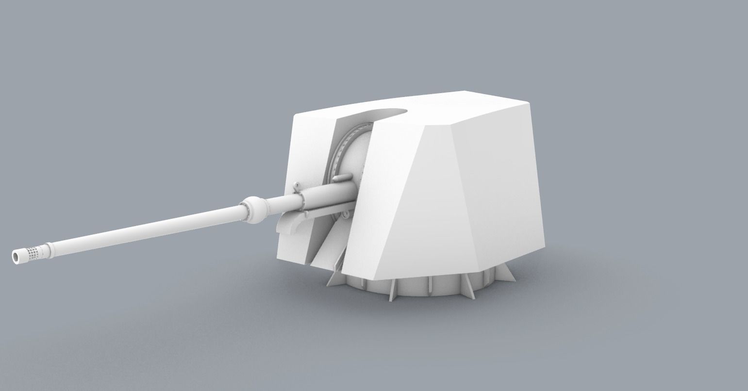 Naval Artillery and Torpedo Systems PM - 4 Weapon Models 3D print model_20