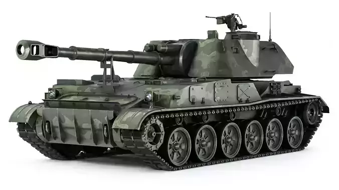 SPH 2S3 Akatsia 1980 3D model