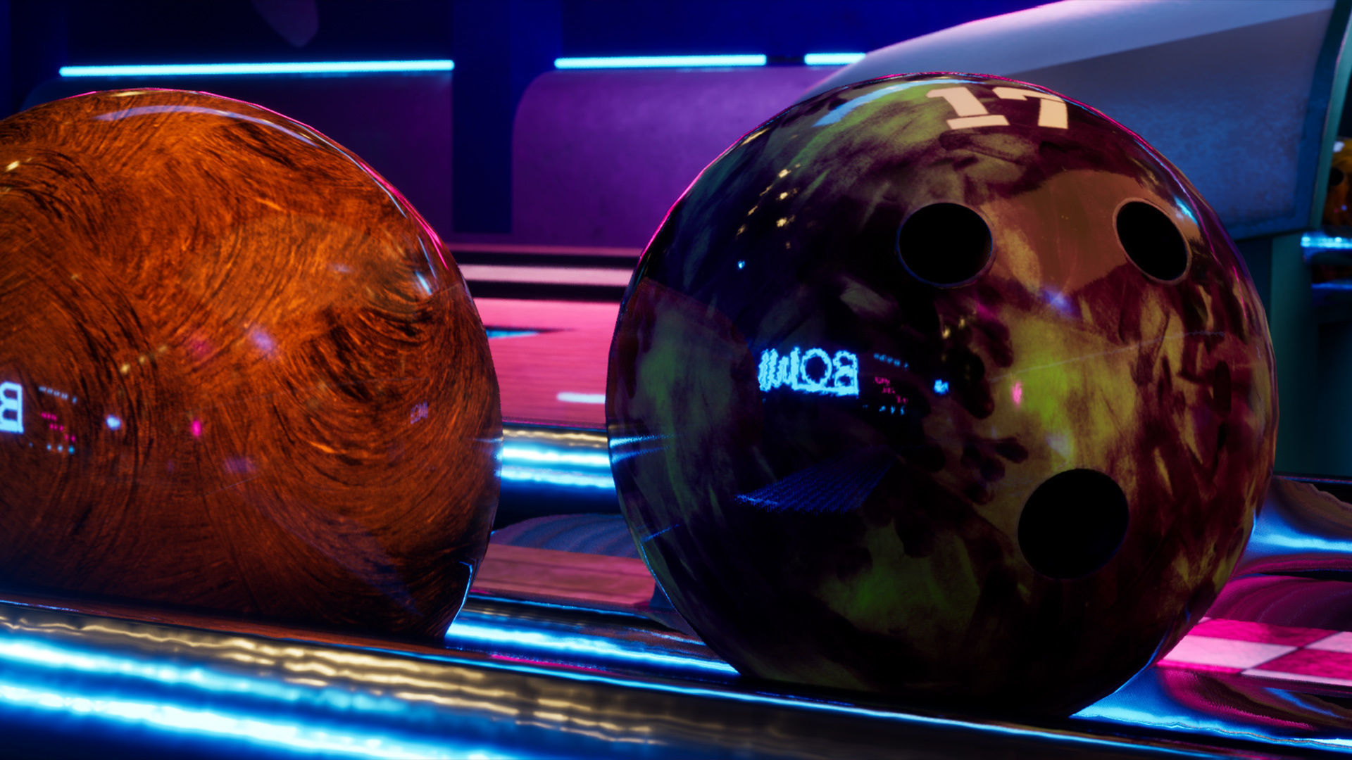 Bowling modular kit -Unreal Engine- and -FBX- Low-poly 3D model_7