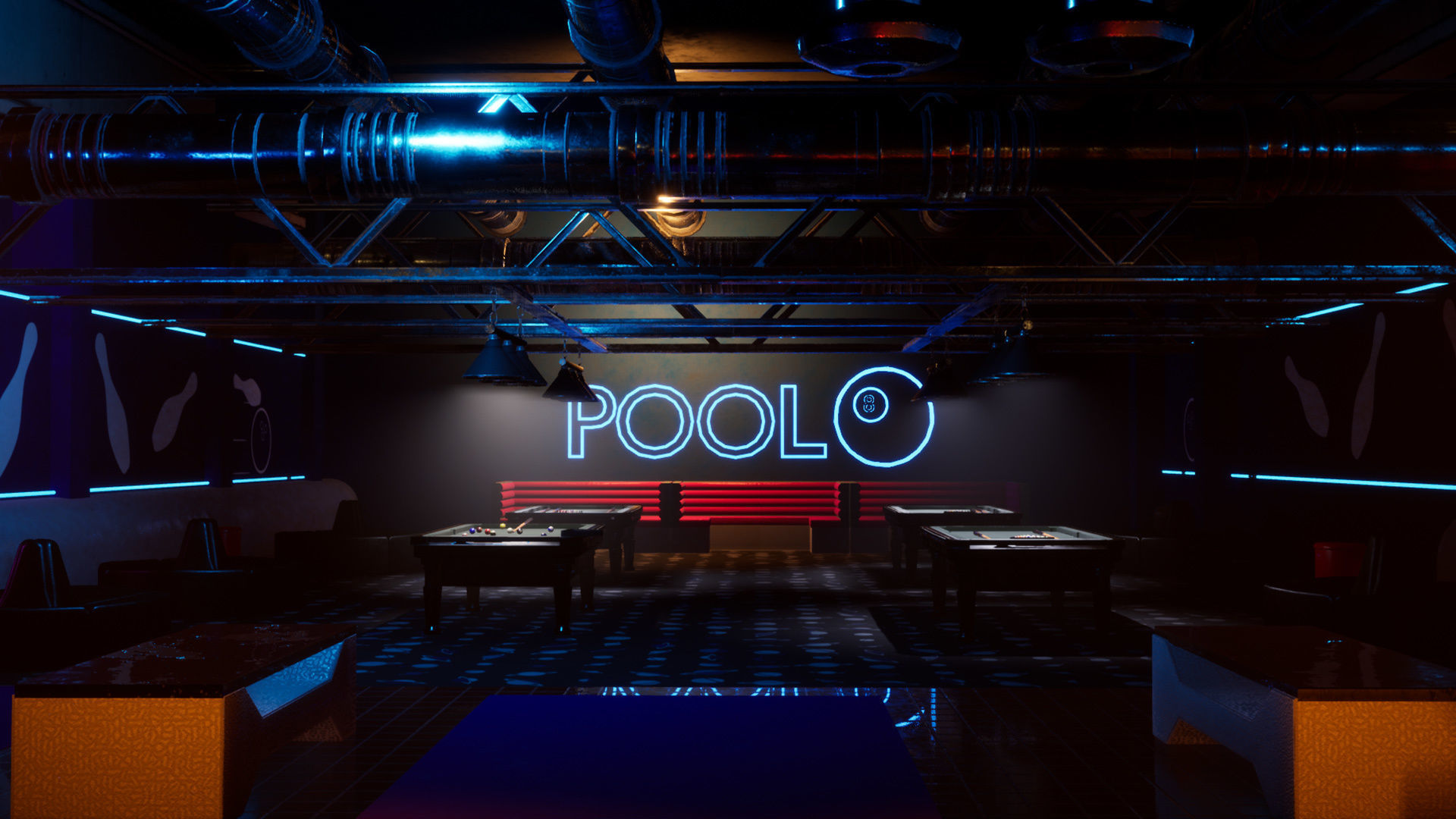 Bowling modular kit -Unreal Engine- and -FBX- Low-poly 3D model_3