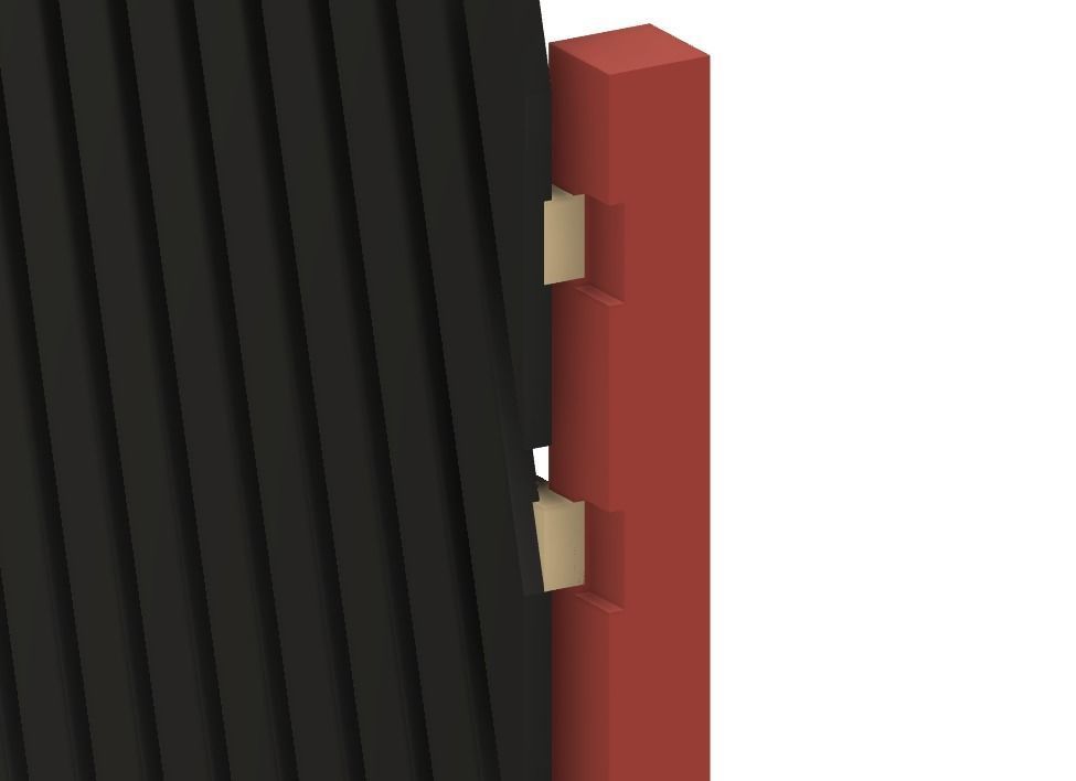 Model Railway Diagonal Fencing 3D print model_6