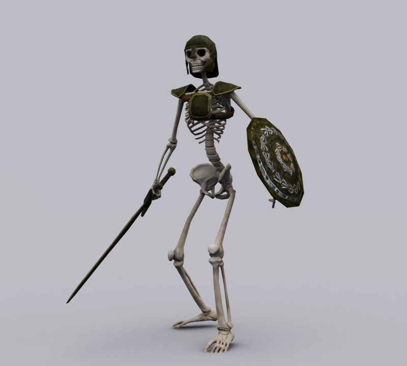 LIVING DEAD PACK GAME READY ANIMATED MODELS Low-poly 3D model_1