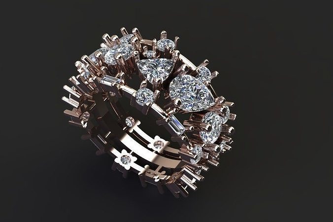 BEAUTIFUL RING 3D print model