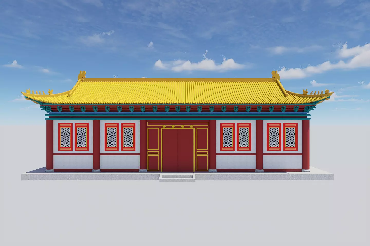 China House 3D model