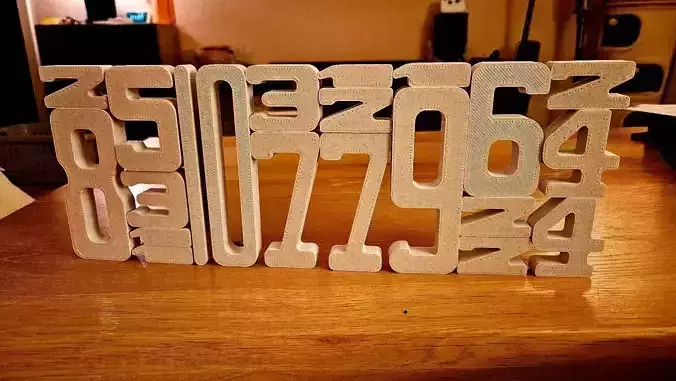 Montessori-Inspired Numbers for Hands-on Math Learning 3D print model