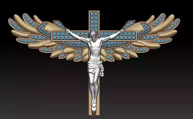 Jesus Christ pendant  3D print model