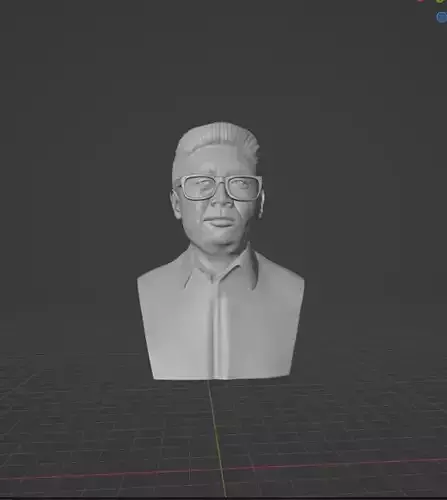 Kim Jong Il 3D print model