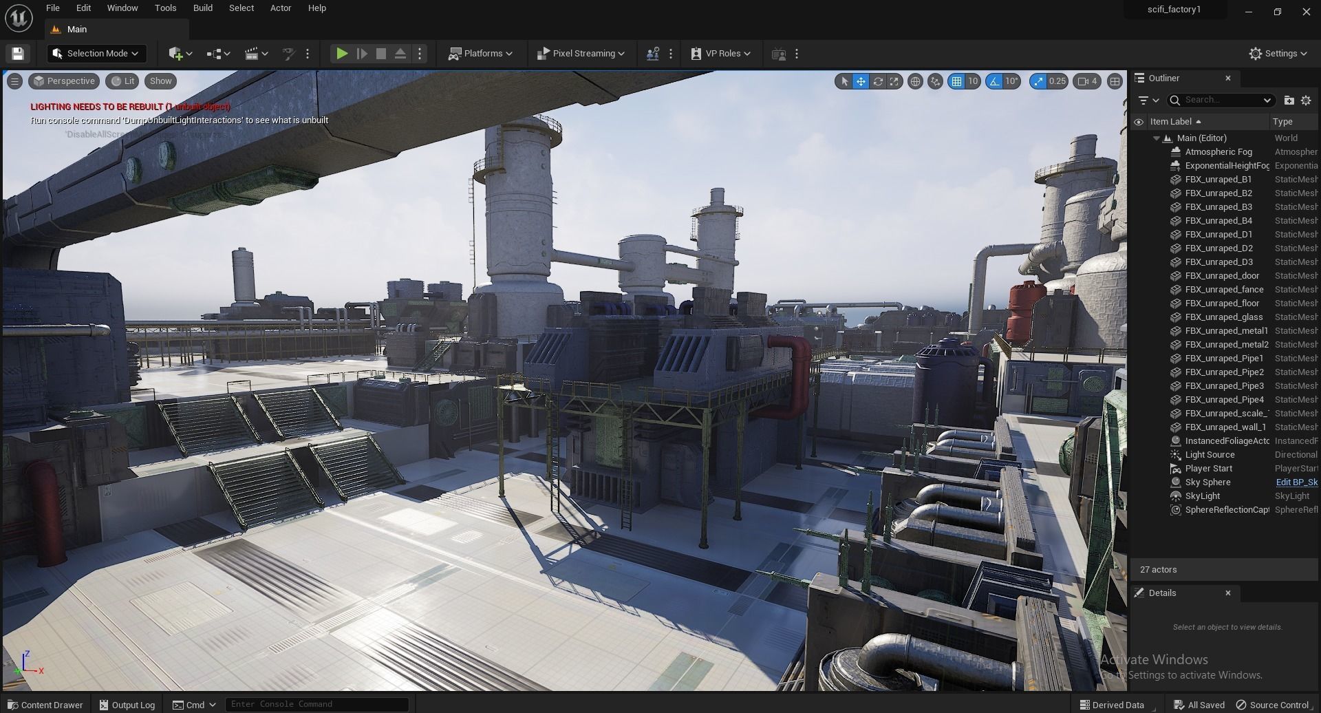 Scifi factory 3D model_19