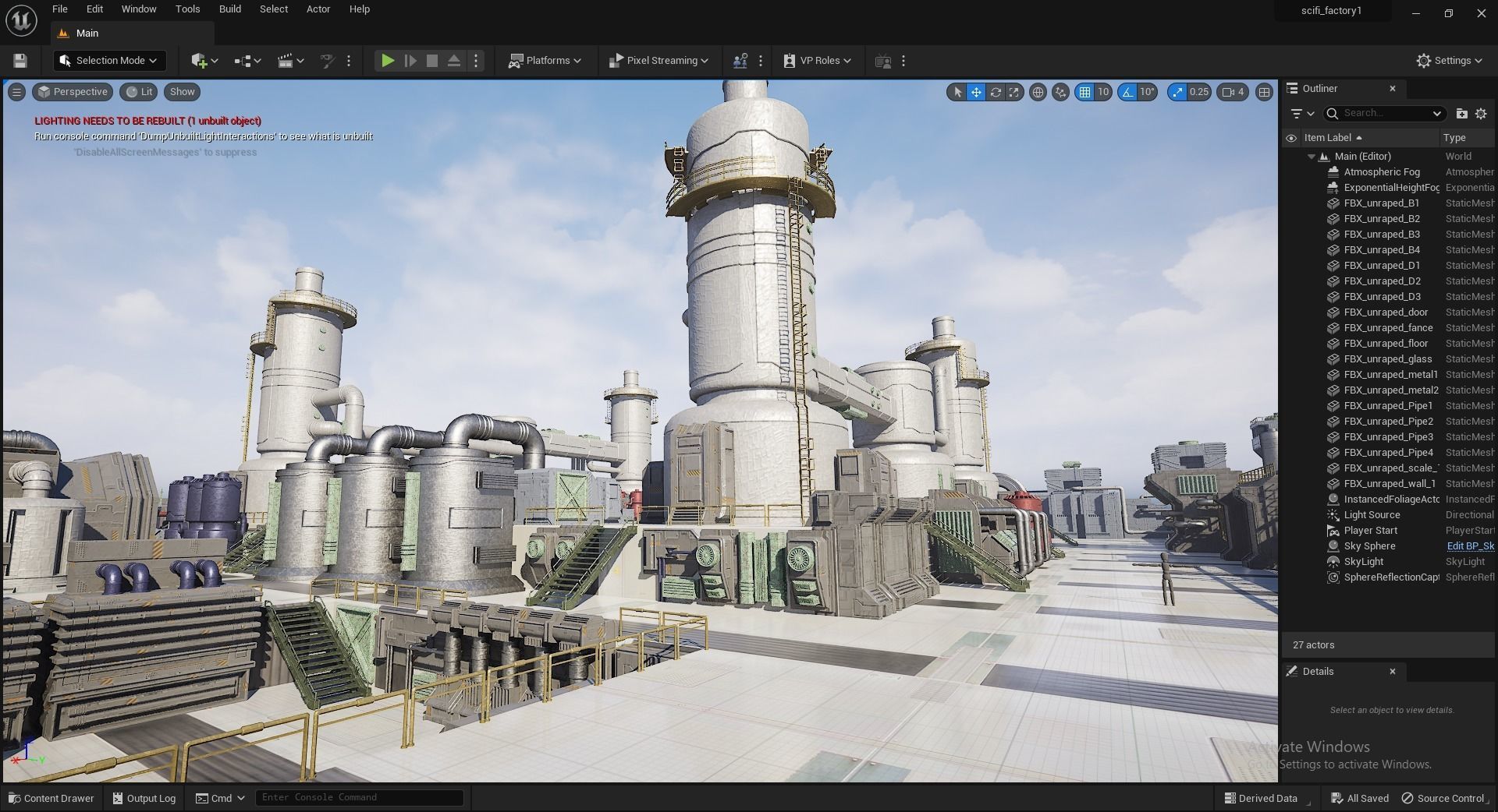 Scifi factory 3D model_21