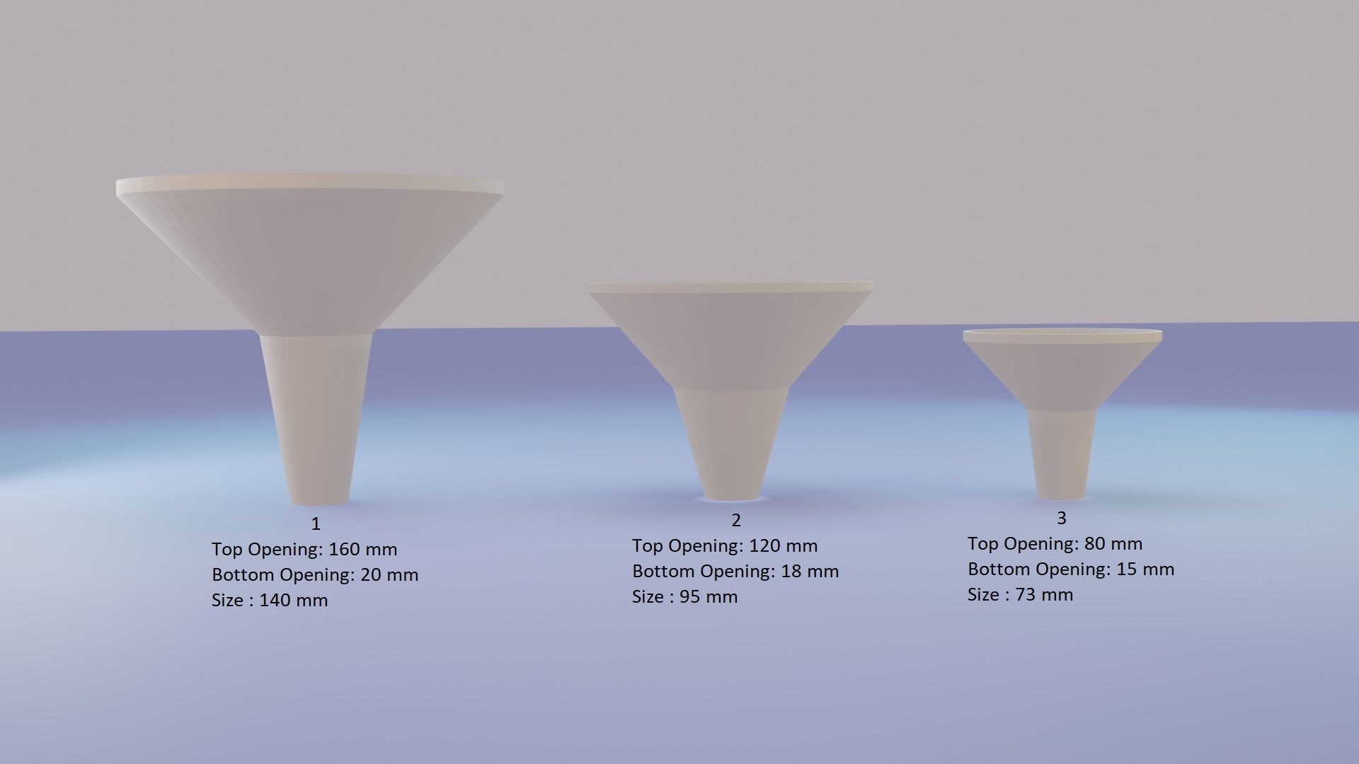 3D Printable Funnel 3D model 3D printable | CGTrader