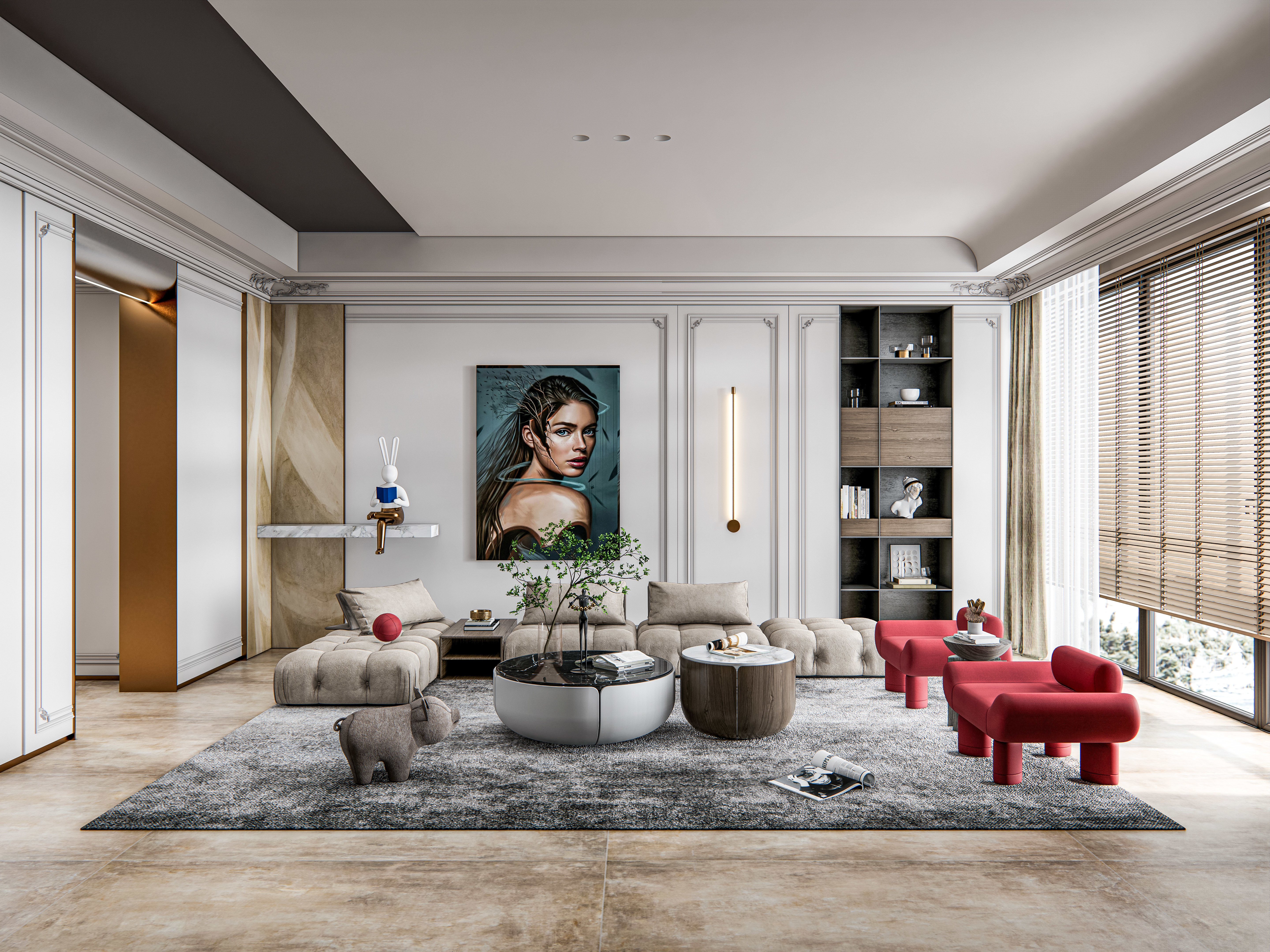 Living room 16 3D model_2