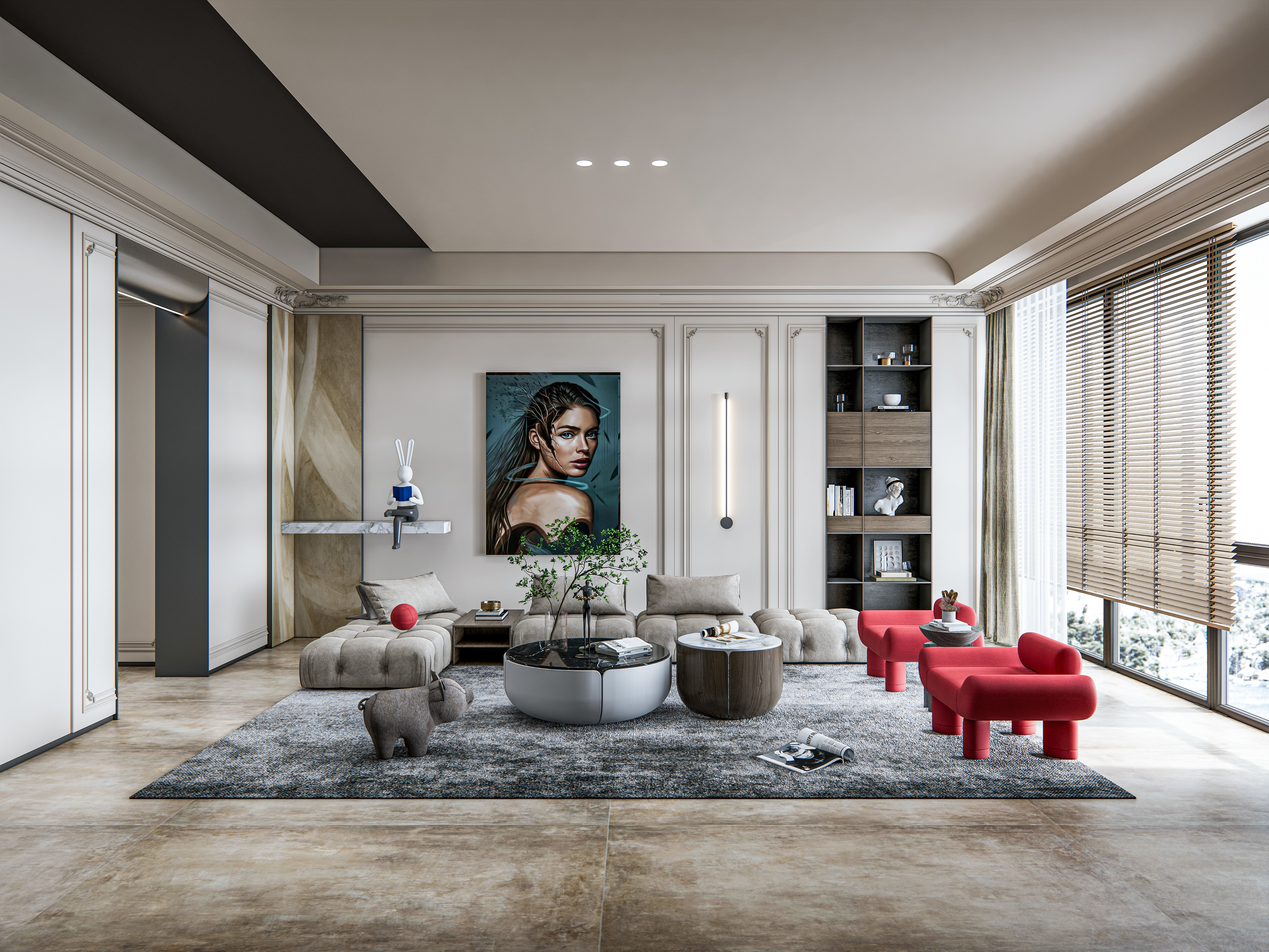 Living room 16 3D model_6