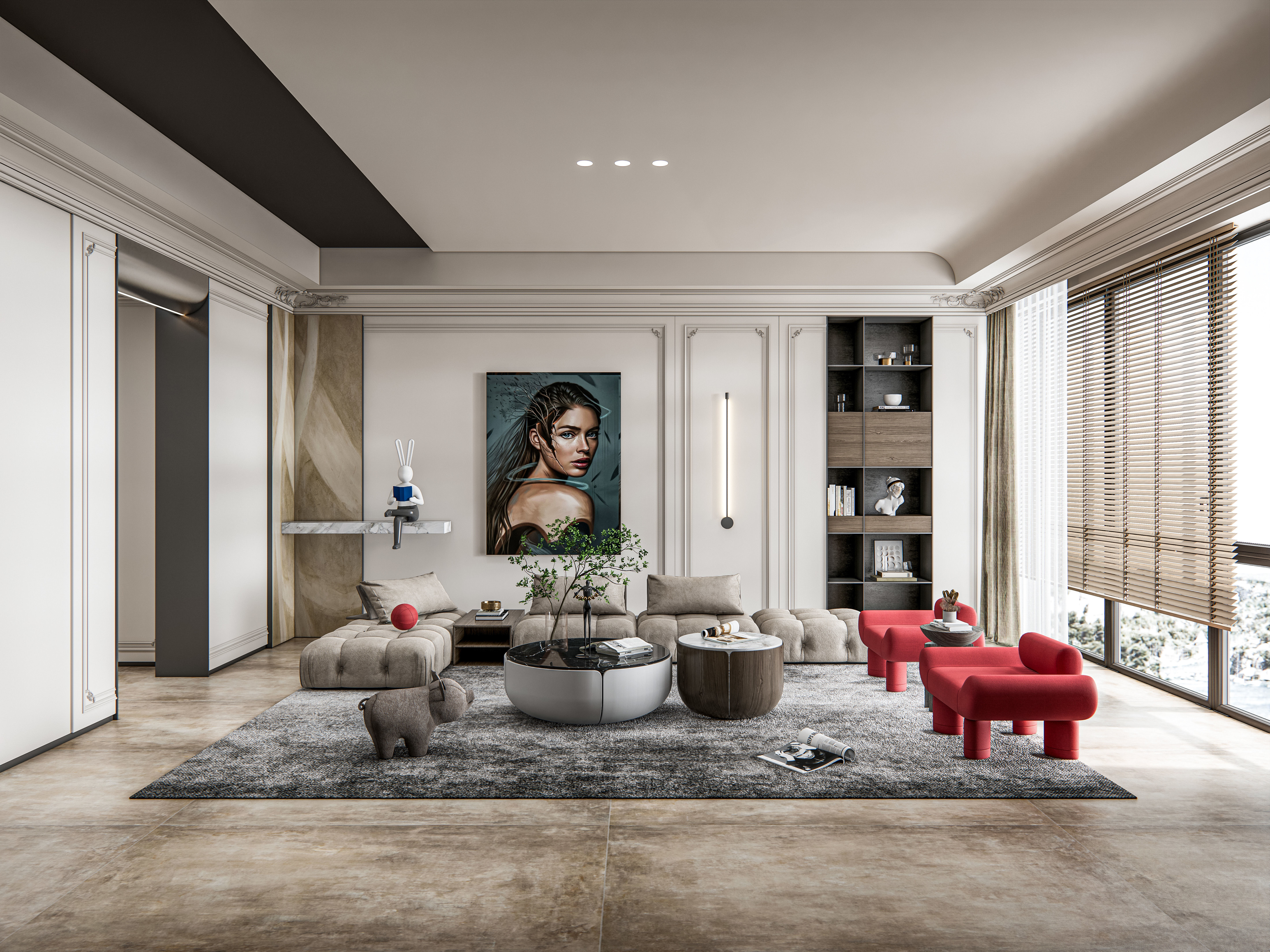 Living room 16 3D model_7