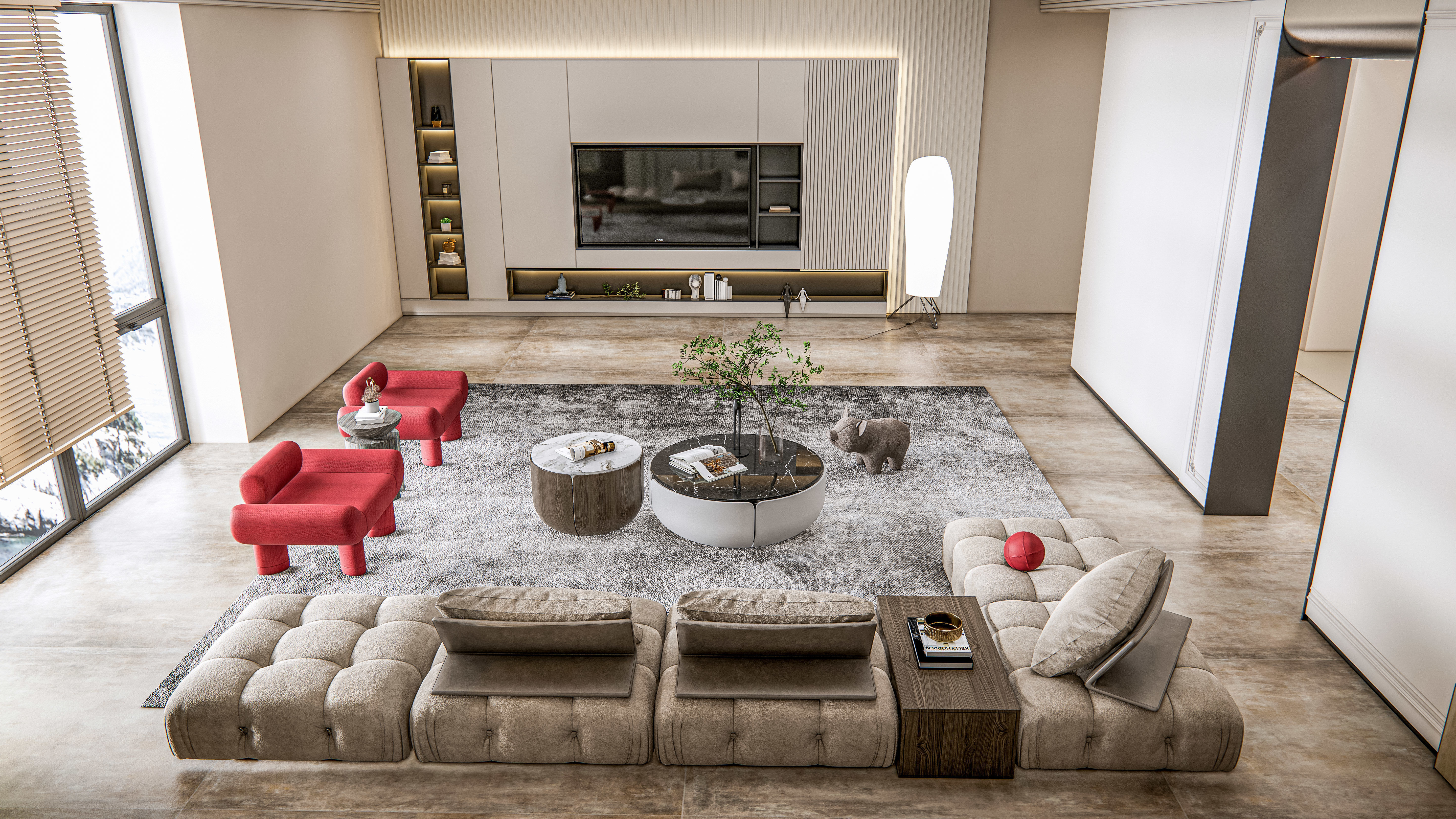 Living room 16 3D model_1