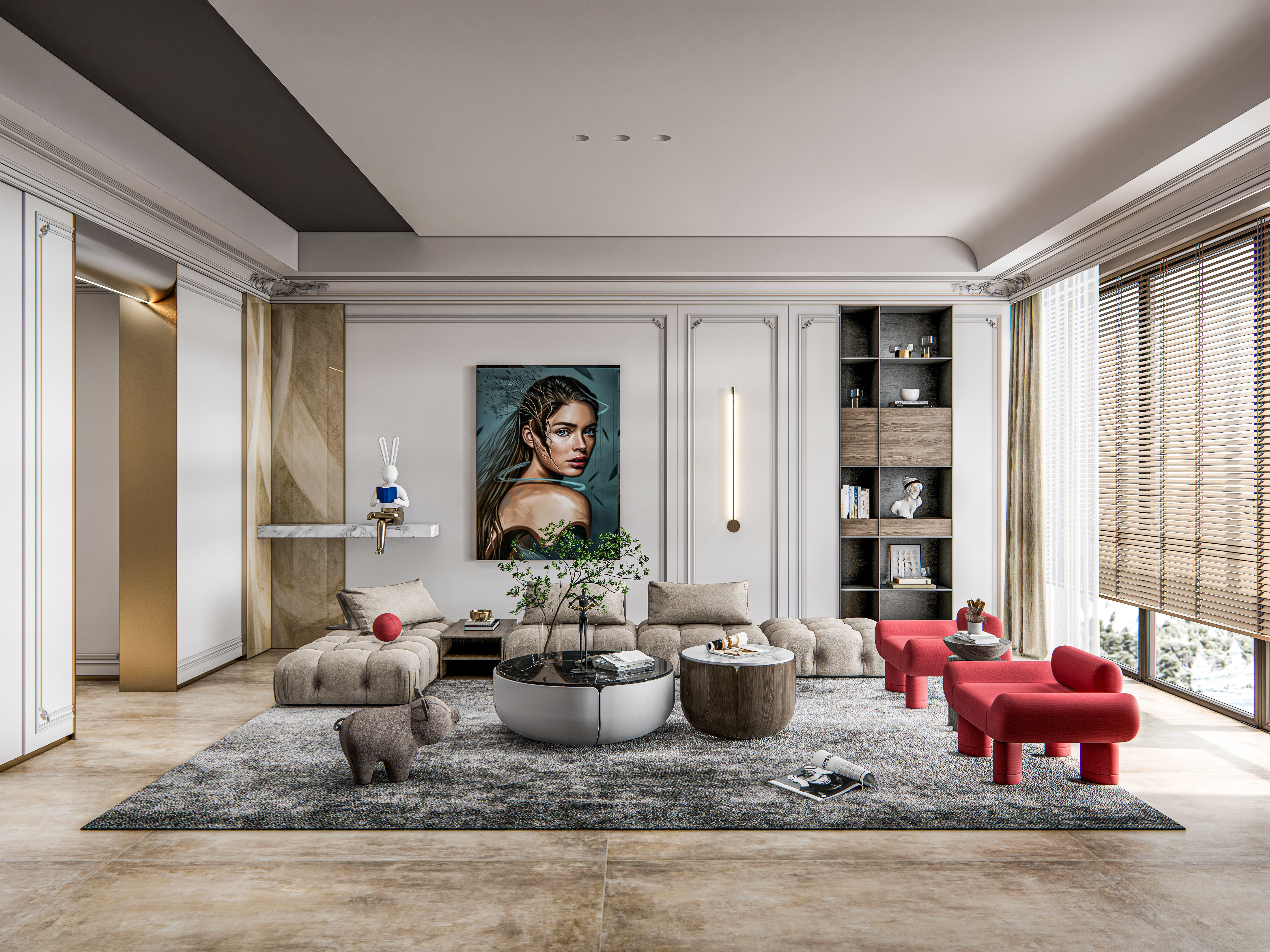 Living room 16 3D model_12