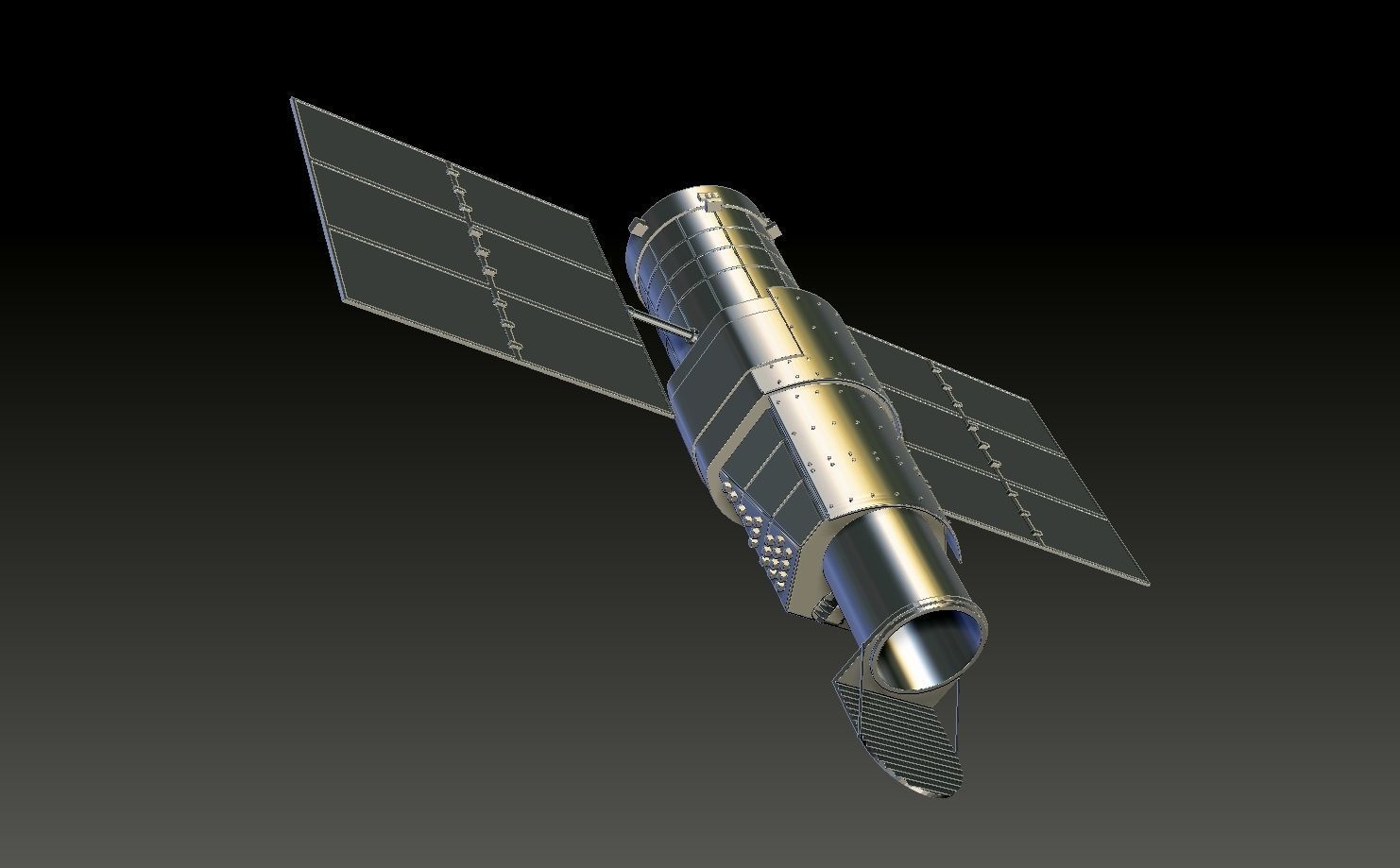 Sky Survey space telescope 3D print model_1