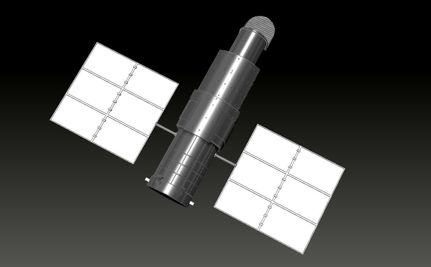 Sky Survey space telescope 3D print model_12