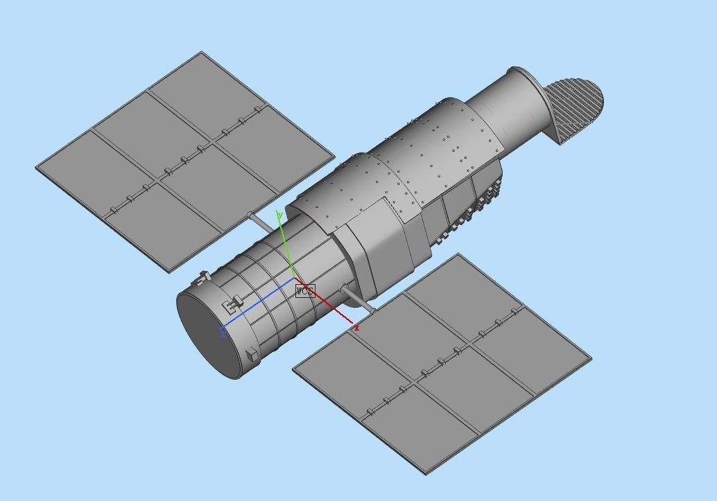 Sky Survey space telescope 3D print model_16
