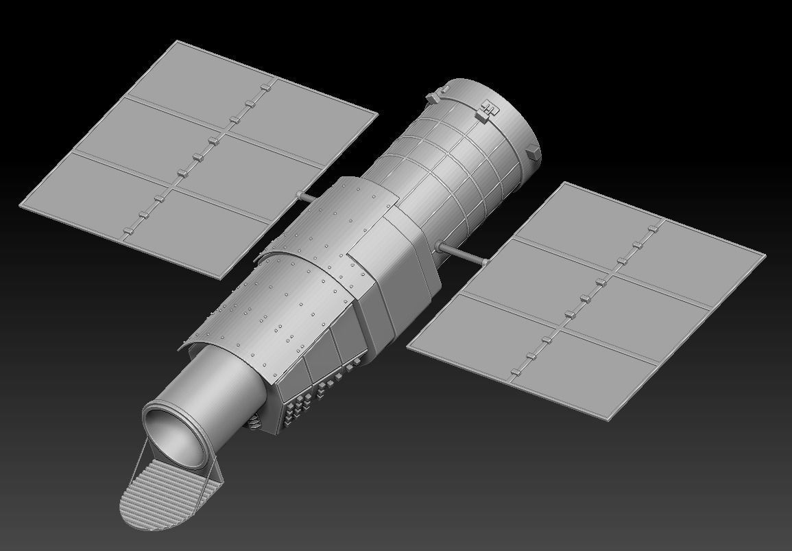 Sky Survey space telescope 3D print model_15