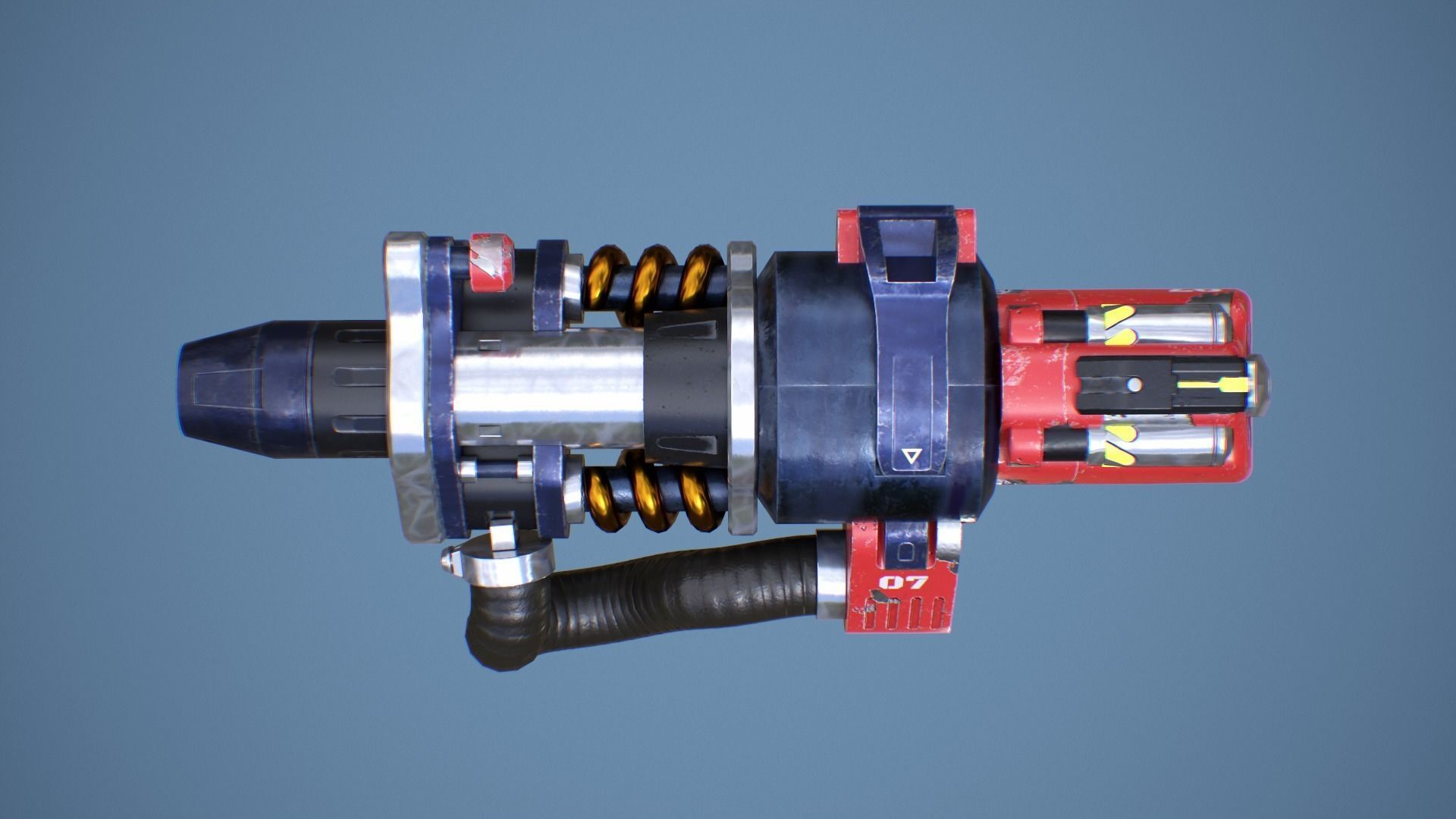 Torbjorn Gun Low-poly 3D model_6