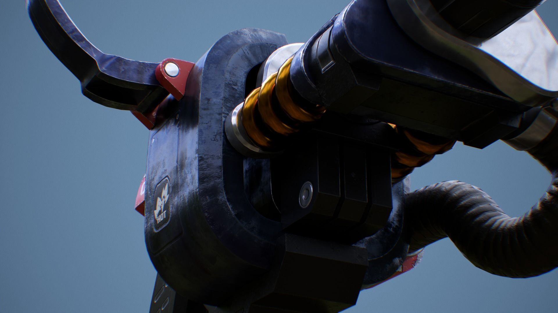 Torbjorn Gun Low-poly 3D model_14