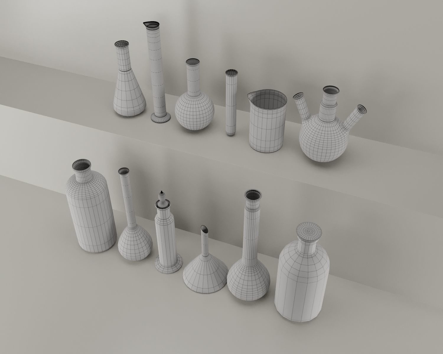  Laboratory Tubes 3D model_2