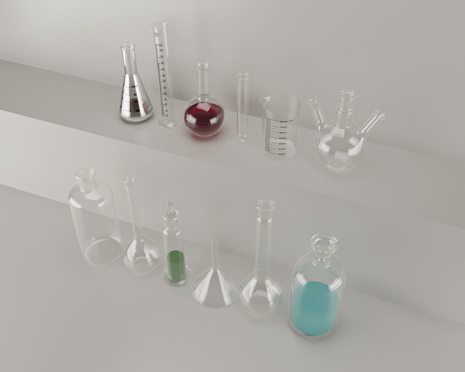  Laboratory Tubes 3D model_1