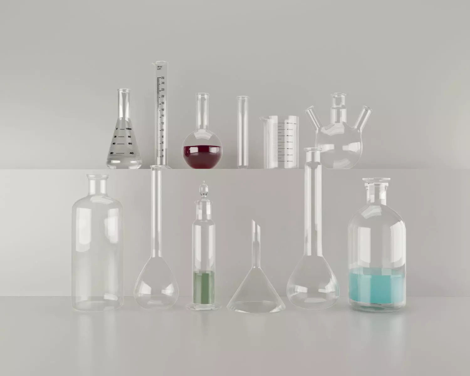  Laboratory Tubes 3D model_0