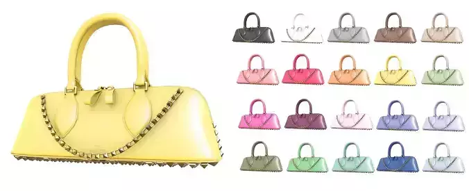 Valentino Garavani Rockstud Handbag - 3d Model