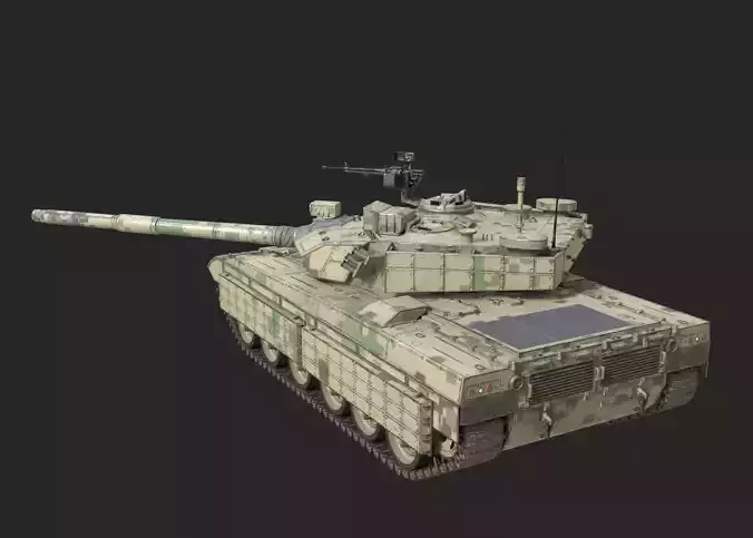 4 coatings of PLA Army ZTZ96B ZTZ-96B Main Battle Tank MBT