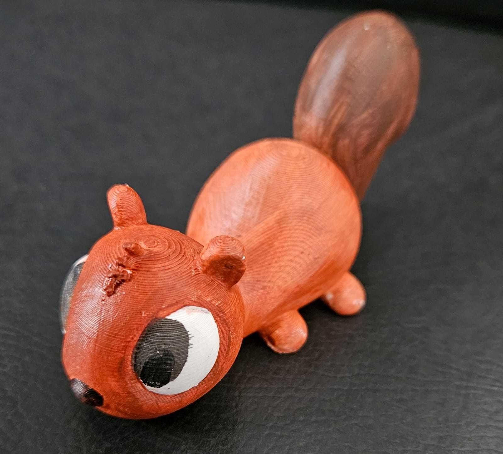 Squirrel Chopstick Holder 3D print model_14