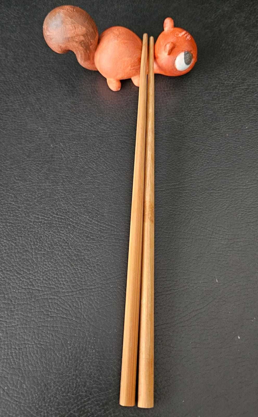 Squirrel Chopstick Holder 3D print model_20