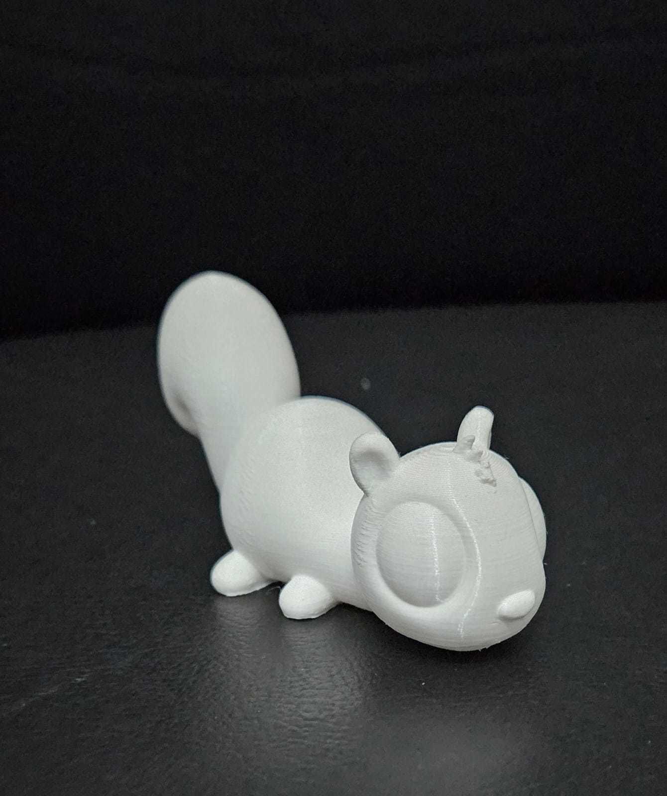 Squirrel Chopstick Holder 3D print model_12