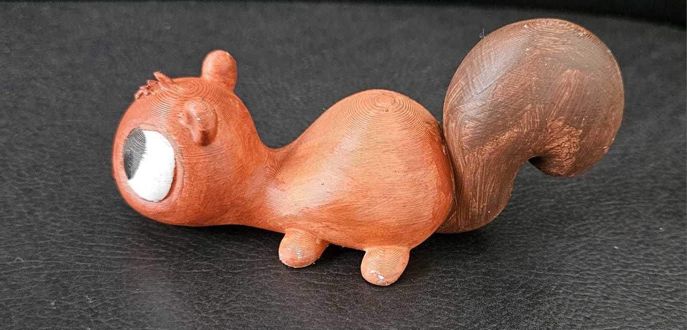 Squirrel Chopstick Holder 3D print model_13