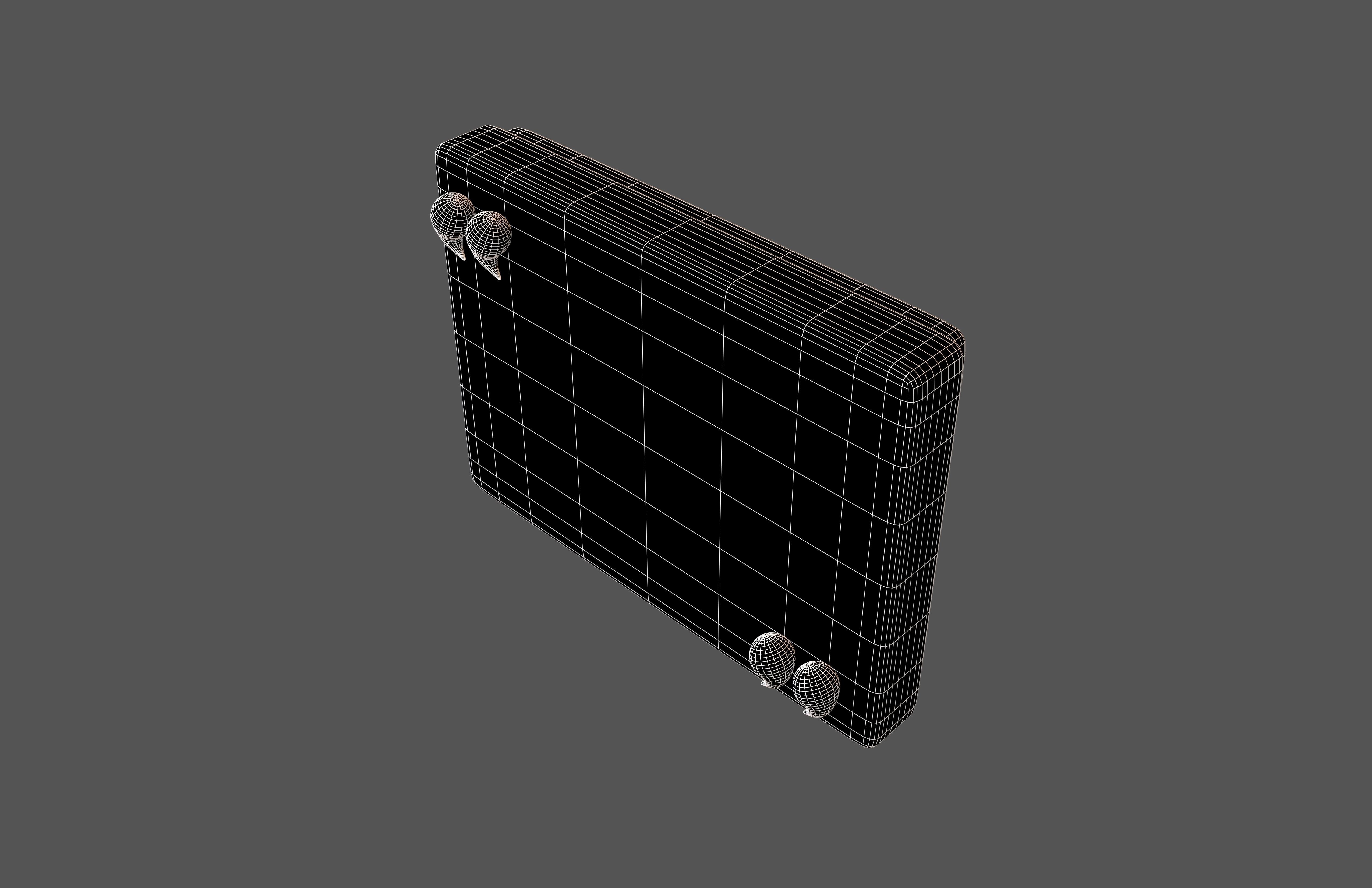 Testimonial Speech Balloon V1 001 Low-poly 3D model_4